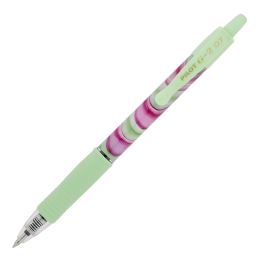 Gélhenger PILOT G-2 Flow 0,7 mm, zöld - fekete utántöltővel