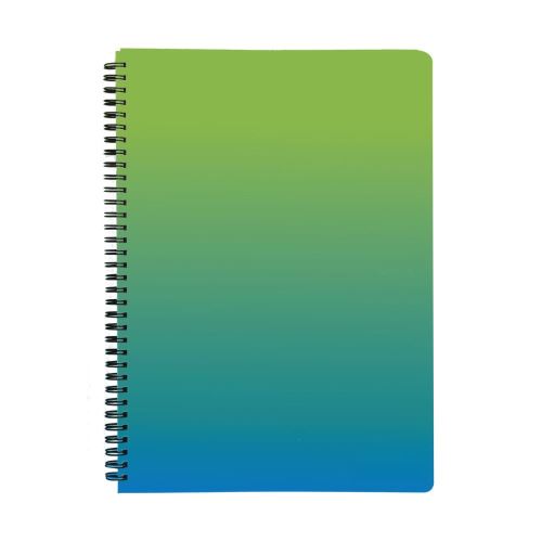 Bélésbetét spirálos PP A4 /60 lap OMBRE - zöld