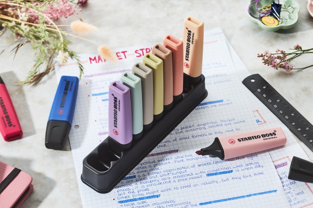 Highlighter STABILO BOSS ORIGINAL NatureCOLORS Wildflower - bordó színben (4)