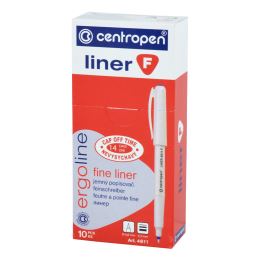 Tűfilc CENTROPEN 4611 - fekete 0,3 mm (1)