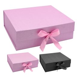 Ajándékdoboz masnival 31,5 x 26 x 10,5 cm (2 színből álló mix)