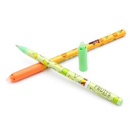 M&G Gaspard et Lisa Fruits gél- és radír toll 0,5 mm – kék betét (vegyes / 1 db ára) (2)