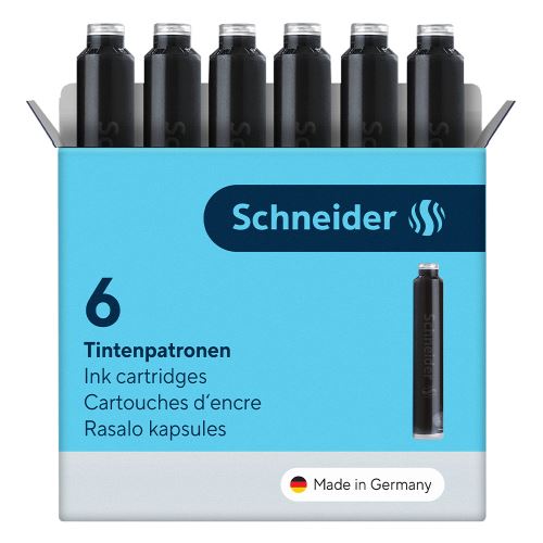 Schneider bombák 6 db - fekete utántöltő (2)