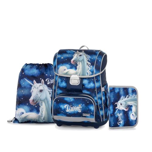 Školská taška (3-dielny set) PREMIUM - Unicorn 1