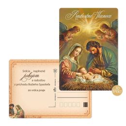 3D karácsonyi képeslap, szlovák válogatás / 1 db (2)