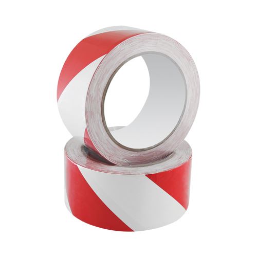 Bezpečnostná páska Safety Tape 48 mm x 20 m, bielo/červená