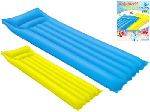 Felfújható nyugágy 183x69 cm max 80 kg 2 szín a zacskóban