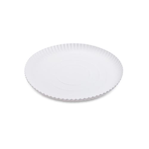 Papírtányér mély fehér O26cm [50 db]