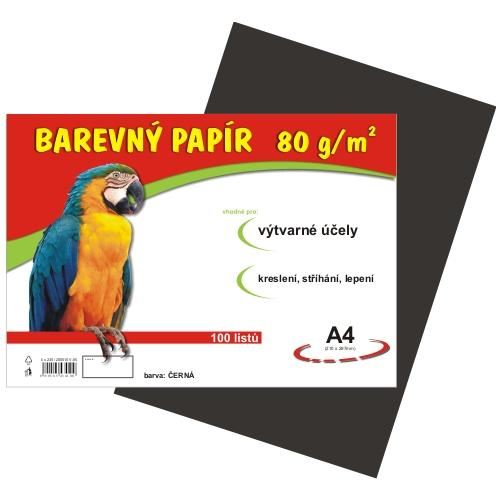 Másolópapír A4 80 g/100 lap, fekete (20310)