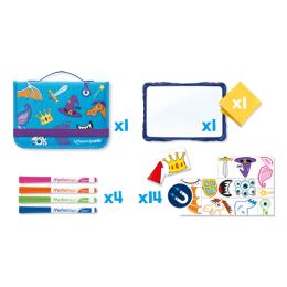 Bőrönd/művészeti eszköztároló MAPED Creativ Travel Board mágneses táblával (2)