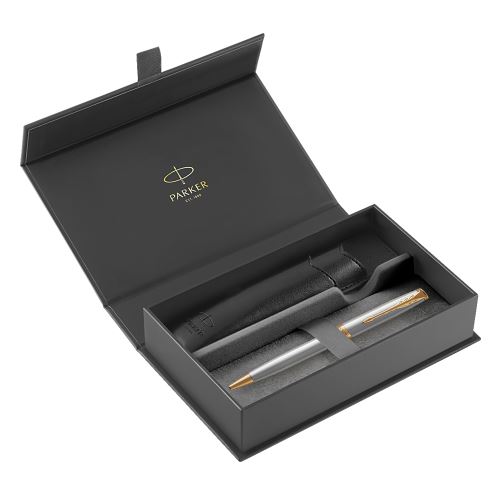 Parker IM Brushed Metal GT rollertollak és golyóstoll készlet