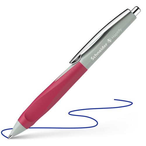 SCHNEIDER "Haptify" golyóstoll 0,5 mm, gombos vezérlőrendszer, sötétkék