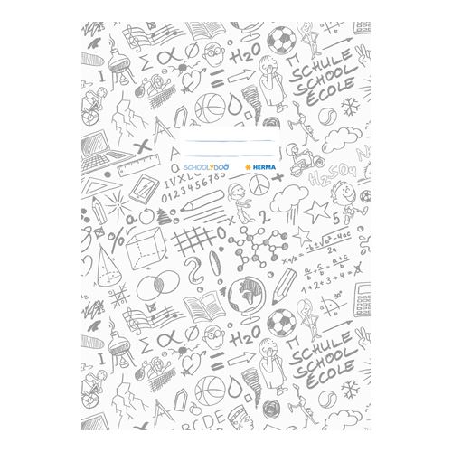 Borító notebook Schooldoo A4 fehér / 1db