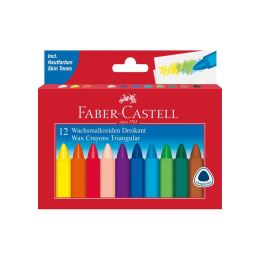 Faber-Castell háromszög alakú voskovky 12 szín