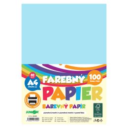 Farebný papier A4 80g/m2, bal/100 ks - pastelová modrá