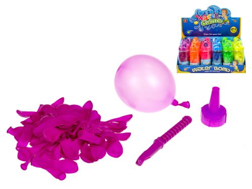 Vizibombák töltővel 60 db csőben 6 szín, 24 db DBX-ben