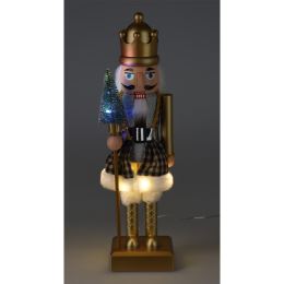 Diótörő 40 cm-es LED világítással (4 változat) arany színben
