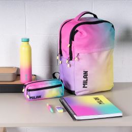 Iskolatáska MILAN (25 l) Sorozat SUNSET BLACK (6)