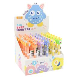 JUNIOR Big Eyes Monster 0,5 mm-es zselés toll, kék töltőanyag (színkeverék)