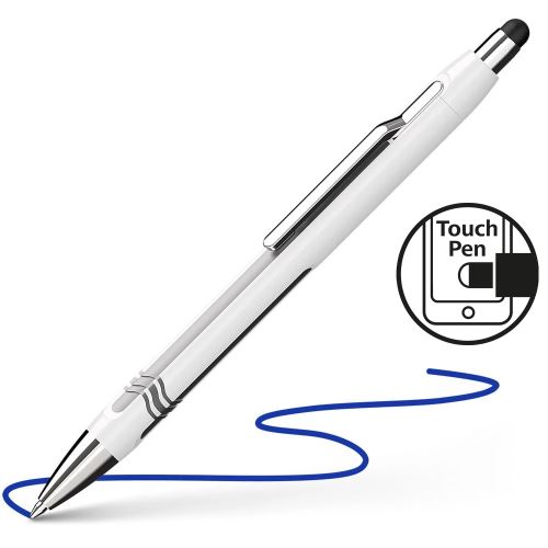 SCHNEIDER Epsilon Touch, golyóstoll, fehér-ezüst 0,7 mm érintőképernyős eszközökhöz