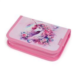 Iskolai hátizsák BagMaster Beta 26 B + tolltartó + tok - Egyszarvú (6)