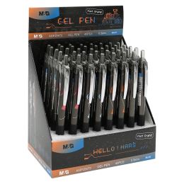 Gélhenger M&G behúzható, kék utántöltő, hegye 0,5 mm (4 minta) (1)