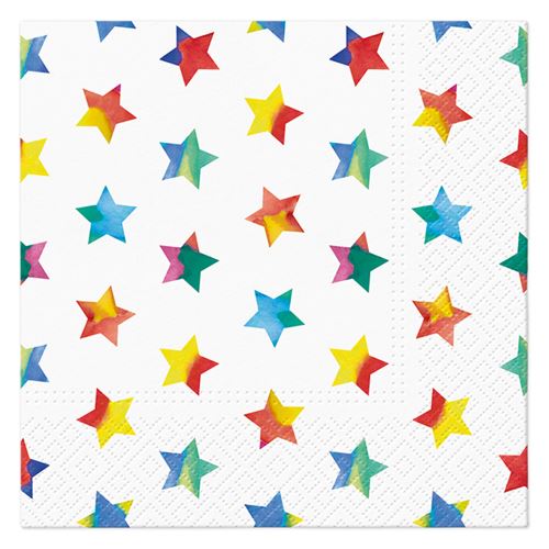 Obrúsky TaT 33x33cm Rainbow Stars