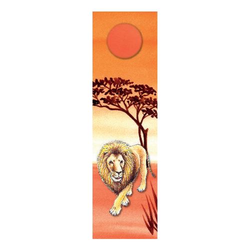 3D könyvjelző - Safari (Oroszlán)