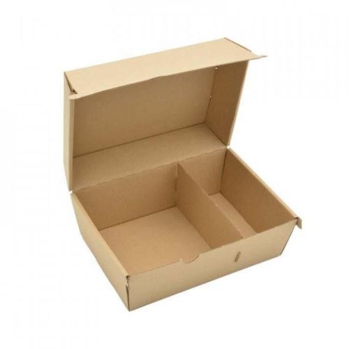 Box na hamburger 190x130x110 mm VL hnedý - 50 ks