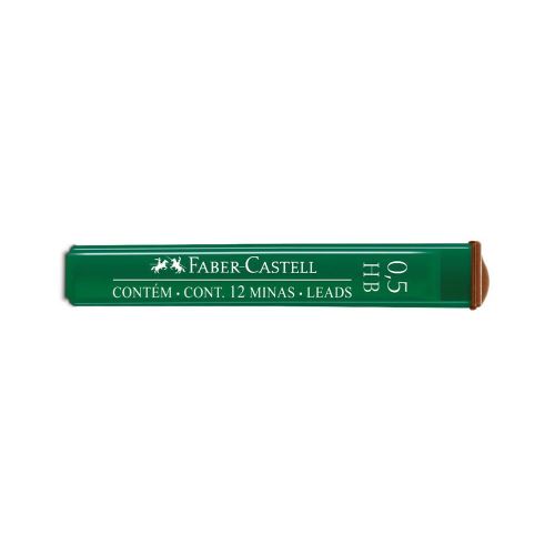 Nyomósirón grafitbél FABER-CASTELL HB / 0,5 mm,12 db