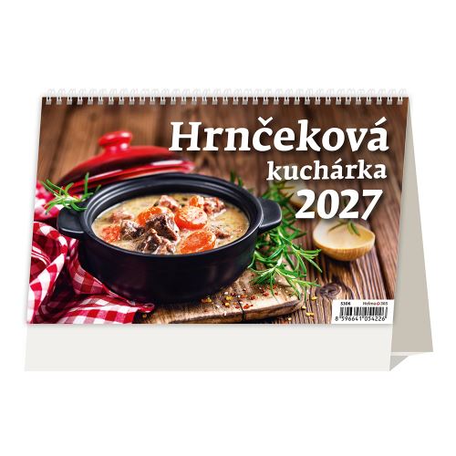 2027-es asztali naptár – Hrnčeková szakácskönyv