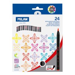MILAN hatszögletű markerek - 24 db-os készlet