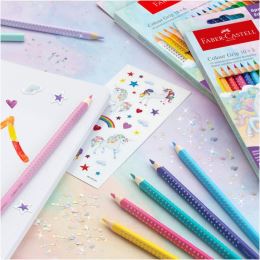 Faber-Castell Colour Grip zsírkréta készlet 10+3 Sparkle - Unikornis (2)