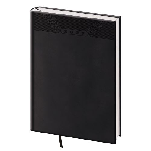 Diár 2027 denný A5 Print Classic - čierna