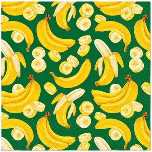 PAW L szalvéták 33x33cm Banana Fever