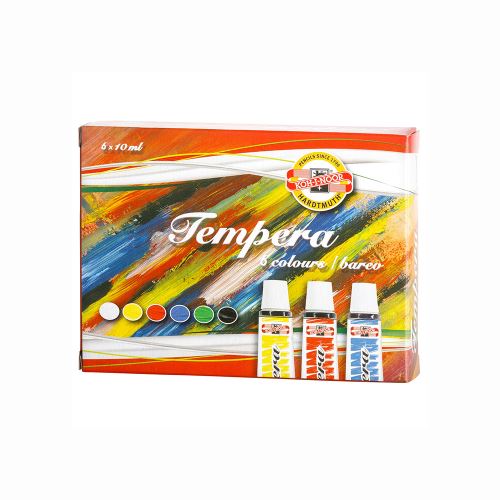 Tempera KOH-I-Noor 10 ml, 10 db készlet