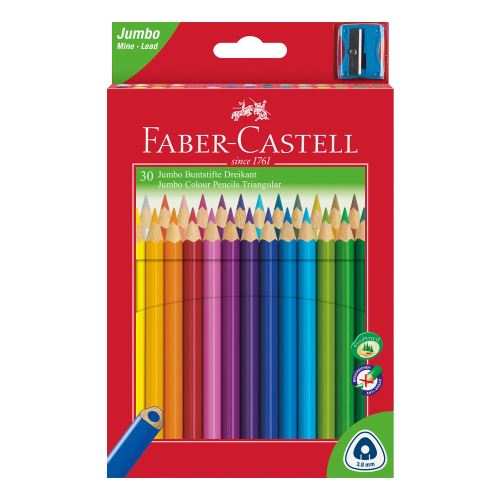 Ceruzák Faber-Castell Grip Junior 30 színben