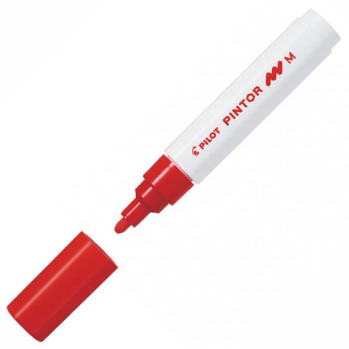 Pintor, PO, Medium, akril filctoll pasztell piros