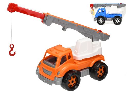 Építőipari daru 36 cm forgó és kihúzható karral, 2 színben hálóban