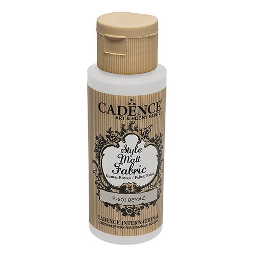 Textilfesték Cadence, Matt, fehér, 59 ml