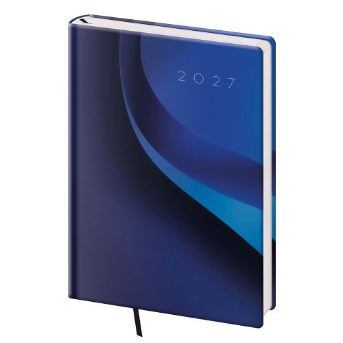 Diár 2027 denný A5 Vario - 2 BLUE WAVE
