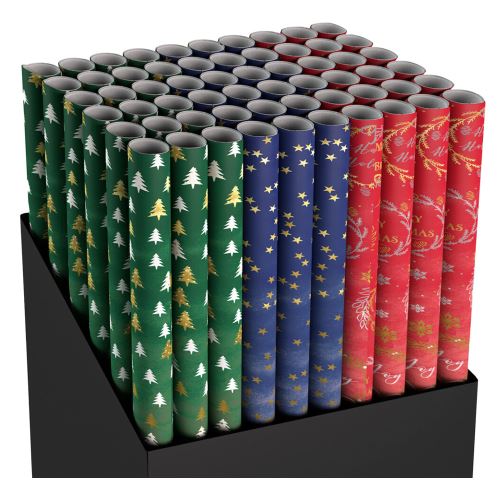 Karácsonyi csomagolópapír 70x200 cm (4 motívum) (1)