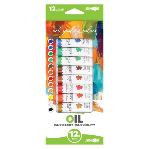Olajfesték 12 ml - készlet 12 db