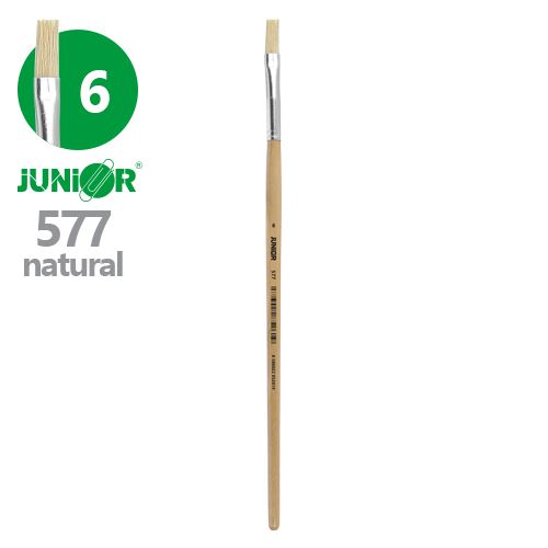 Lapos ecset JUNIOR 6 - 577 Natural