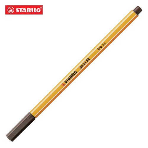 STABILO point 88 tűfilc, sárga barna