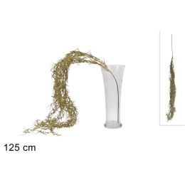 Vianočná vetvička glitrovaná 125 cm, zlatá farba