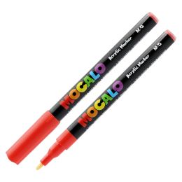 Popisovač M&G MOCALO Acrylic Marker, hrot 1 mm (sada 24 farieb) (1)
