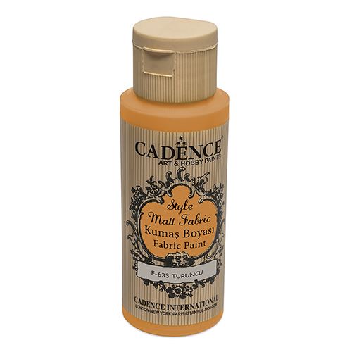 Textilfesték Cadence, Matt, narancs, 59 ml