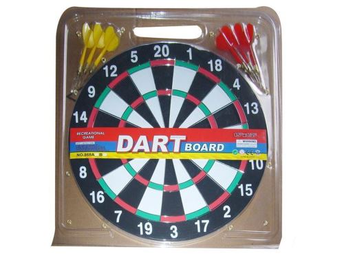 37cm-es céltábla nyilakkal 6db buborékcsomagolásban