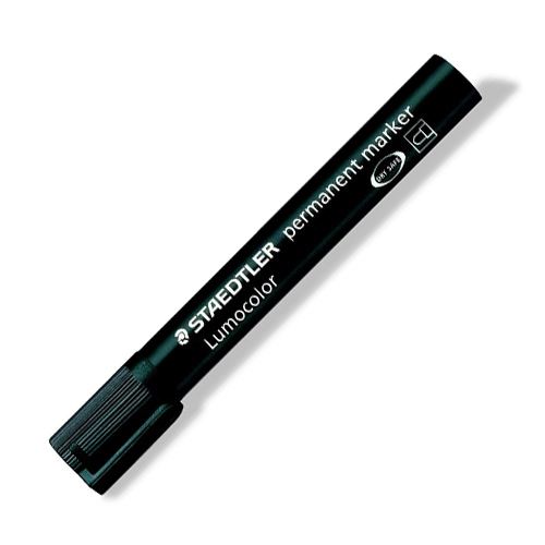 Tartós filctoll, 2 mm, hegyes végű, STAEDTLER "Lumocolor 352", fekete